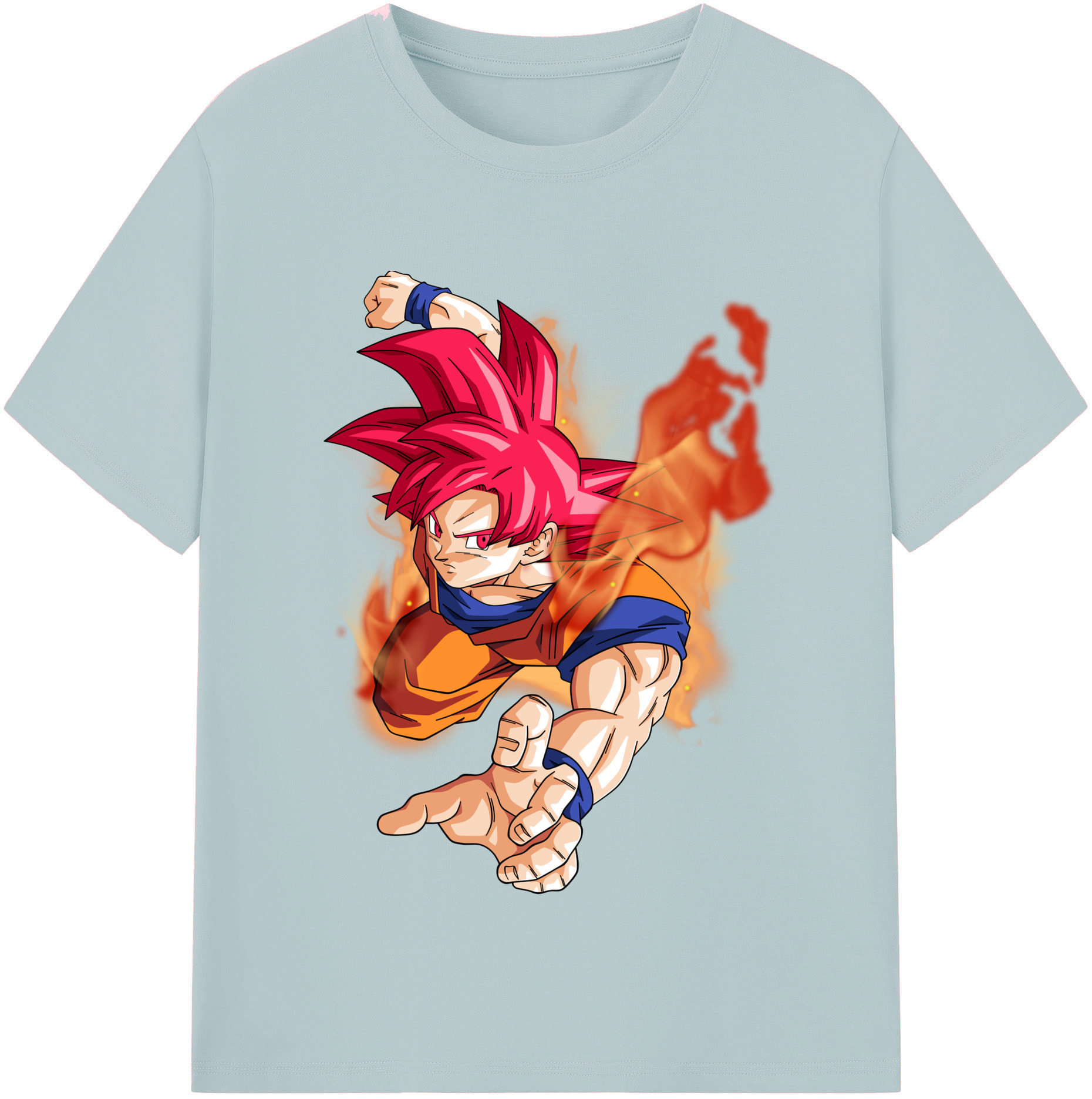 （画像用） ドラゴンボール 孫悟空（そん ごくう）Son Goku カカロット DRAGON BALL Kakarotto 綿100％半袖Tシャツ（フロントプリント）